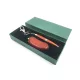 Set bricheta și pix Giftdeco G069C, lemn de mahon și metal