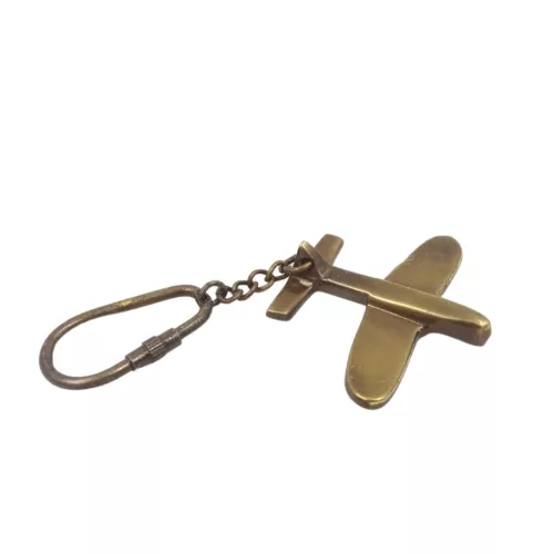 Breloc avion Giftdeco N-3480B, metal, 11 cm