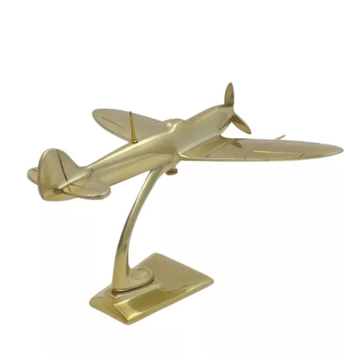 Machetă avion Giftdeco, aluminiu, 25 x 21 x 14 cm