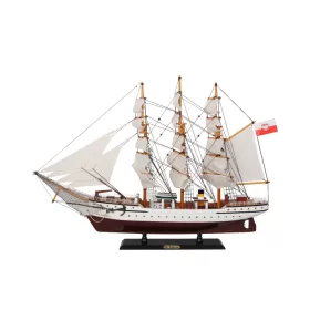   Machetă navala Giftdeco DARPOM80, plastic, metal și lemn, înălțime 57 cm, lățime 14 cm, stil nautic