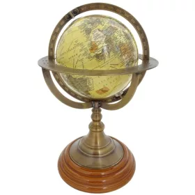   Glob decorativ Giftdeco NC2142, alamă, plastic și MDF, 17,5 x 17,5 x 28 cm