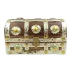 Casetă decorativa Giftdeco SE14, metal și lemn, 16 x 9,5 x 10cm