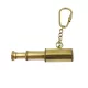 Breloc telescop Giftdeco KEY-0016, alamă aurie, 8 x 2 x 9 cm, cu carabină