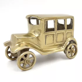   Machetă auto retro Giftdeco N796, metal, finisaj alamă antică, 13,5 x 6,5 x 9 cm