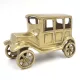 Machetă auto retro Giftdeco N796, metal, finisaj alamă antică, 13,5 x 6,5 x 9 cm