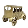 Machetă auto retro Giftdeco N796, metal, finisaj alamă antică, 13,5 x 6,5 x 9 cm