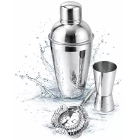   Set accesorii bar Giftdeco BS48171, inox, înălțime 21 cm, lungime 18,5 cm