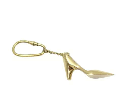 Breloc Giftdeco KRT3, alamă, 5,6 x 3 cm