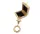 Breloc Giftdeco BN-2158, alamă și cupru, lungime 11 cm, diametru 4,5 cm