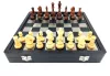 Set sah Giftdeco G334B, metal și lemn, înălțime 8 cm