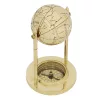Glob decorativ cu busola Giftdeco MX1160, alama aurie, 12,5 cm