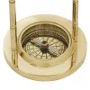 Glob decorativ cu busola Giftdeco MX1160, alama aurie, 12,5 cm