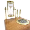 Set de birou Giftdeco NC2618OP – clepsidră, busolă și suporturi pixuri