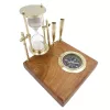 Set de birou Giftdeco NC2618OP – clepsidră, busolă și suporturi pixuri