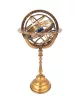 Astrolab decorativ Giftdeco GLB-0020, alamă, înălțime 39 cm