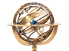 Astrolab decorativ Giftdeco GLB-0020, alamă, înălțime 39 cm