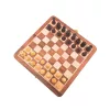 Set sah Giftdeco G201Z, alamă și lemn, înălțime 3 cm
