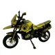 Machetă motocicletă Giftdeco HJ1, metal verde închis, 16 x 6 x 10 cm