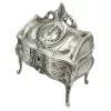 Cutie pentru bijuterii Giftdeco, metal, 9,7 x 10 x 6,7 cm