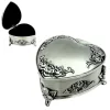 Cutie pentru bijuterii Giftdeco, metal, 8,7 x 8,4 x 5,1 cm