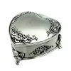 Cutie pentru bijuterii Giftdeco, metal, 8,7 x 8,4 x 5,1 cm