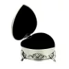 Cutie pentru bijuterii Giftdeco, metal, 8,7 x 8,4 x 5,1 cm