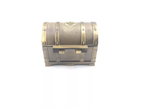 Cutie pentru bijuterii Giftdeco, metal, 7 x 5 x 5 cm, stil retro, vintage, clasic