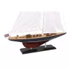 Machetă yacht Endeavour Giftdeco END, decor maritim, 54 x 9,5 x 70 cm