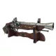 Obiect decorativ La Balestra, metal și lemn, lungime 38 cm