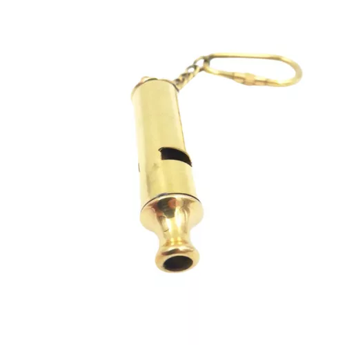 Breloc Giftdeco KR64, alamă, lungime 6,5 cm, diametru 1,6 cm