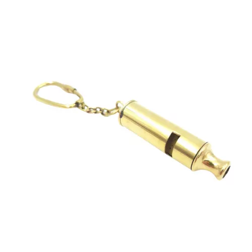 Breloc Giftdeco KR64, alamă, lungime 6,5 cm, diametru 1,6 cm