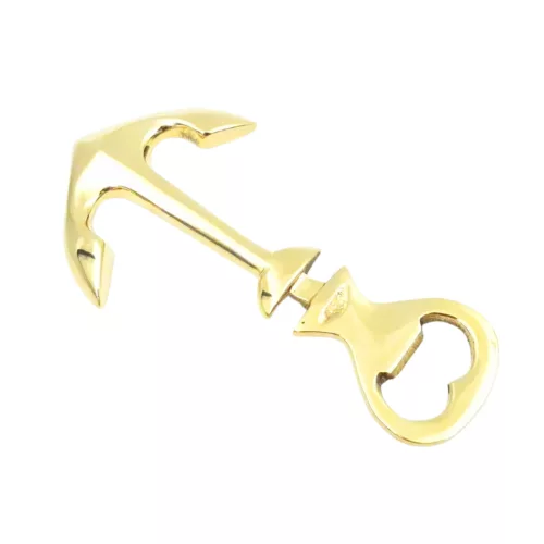 Desfăcător sticle Giftdeco, alamă, 13,6 x 6,8 cm, stil nautic