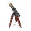 Lunetă decorativă Giftdeco TEL023H din alamă și lemn, înălțime 38 cm