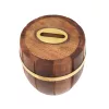 Obiect decorativ Giftdeco DNU-001, alamă și lemn, înălțime 13 cm