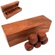 Obiect decorativ Giftdeco DNU-006, alamă, plastic și lemn, lungime 12,5 cm