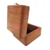 Obiect decorativ Giftdeco DNU-017, alamă, lemn și textil, 6 x 6 x 4 cm