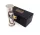Clepsidră Giftdeco NI1314A, 1 minut, alamă și lemn, cutie 11 x 4,5 x 5 cm
