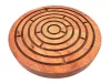 Obiect decorativ Giftdeco G1301A, metal și lemn, diametru 20 cm, stil minimalist, clasic, scandinav