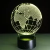 Lampa LED glob Giftdeco P108, 7 culori, USB, 17 cm