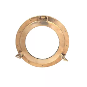   Obiect decorativ Giftdeco N-0268D, sticlă și metal, diametru 38 cm, stil nautic, industrial, modern