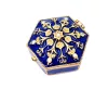 Cutie pentru bijuterii Giftdeco B0035-08BL, metal, 5 x 5 x 2cm