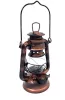 Lampă decorativă Giftdeco DT245F, sticlă și metal, 11,5 x 9,5 x 19 cm, stil nautic
