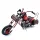 Macheta motocicleta chopper Giftdeco 040SMT, metal rosie, 35,5 cm
