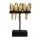Obiect decorativ Giftdeco, rășină, 17 x 8 x 25,5 cm, stil glamour, minimalist, modern