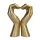 Figurină decorativa Giftdeco, rășină, 12,8 x 7,6 x 16,4 cm, stil glamour, modern