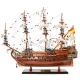 Machetă navala Giftdeco SF45R, plastic, metal și lemn, înălțime 45,7 cm, lățime 17,8 cm, stil nautic