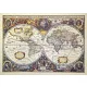 Harta decorativa Giftdeco M1630, 54,3 x 37,8 cm