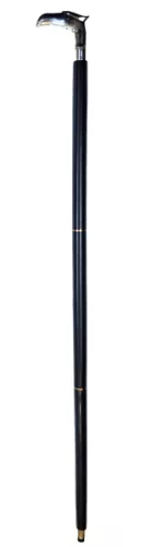 Baston de mers Giftdeco DNU-013A, pliabil, cap de vultur, lemn, 91,5 cm