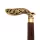 Baston de mers Giftdeco DNU-014A, pliabil, maner ornamentat din alama, 91,5 cm