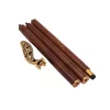 Baston de mers Giftdeco DNU-014A, pliabil, maner ornamentat din alama, 91,5 cm